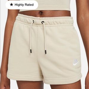 nike sportswear essentials womens french terry shorts